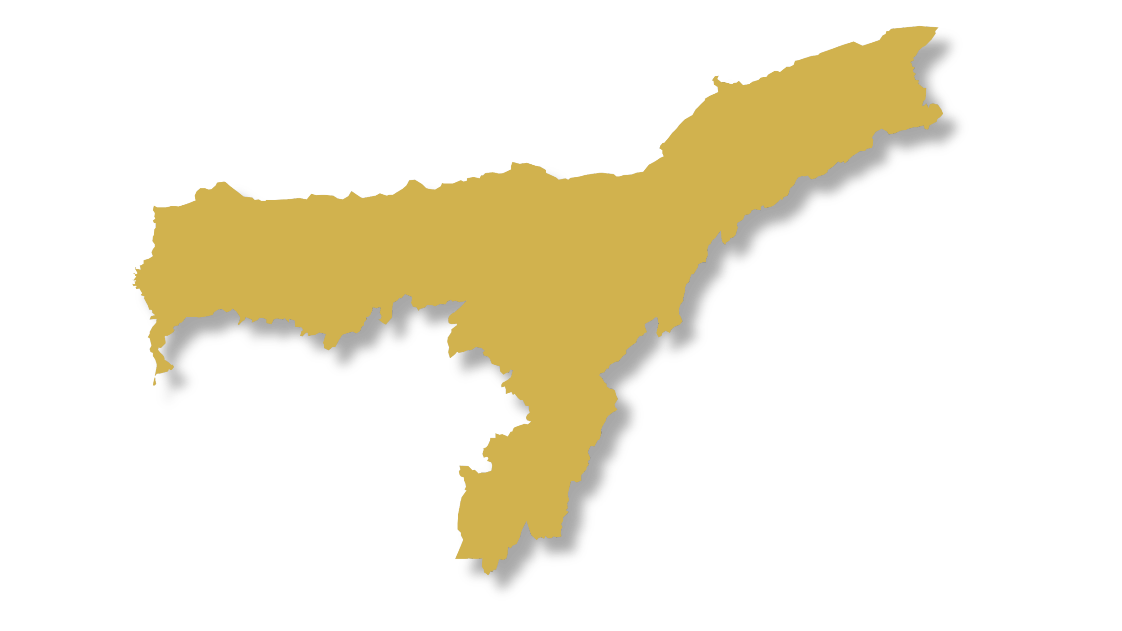Assam map service locations
